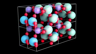 Inorganic materials design with MatterGen. Source: @satyanadella