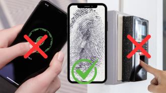 Representative image of Touchless fingerprint sensor