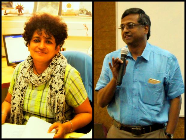 Prof. Dipshikha Chakravortty, MCB, IISc (left) and Prof. Jagadeesh Gopalan, AE, IISc Prof. Dipshikha Chakravortty, MCB, IISc (left) and Prof. Jagadeesh Gopalan, AE, IISc