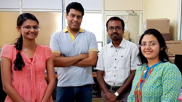 The researchers (from left): Ms. Aditi Jain, Prof. Kaushik Chatterjee, Dr. Ravi Sundaresan and Dr. Lopamudra Das Ghosh The researchers (from left): Ms. Aditi Jain, Prof. Kaushik Chatterjee, Dr. Ravi Sundaresan and Dr. Lopamudra Das Ghosh