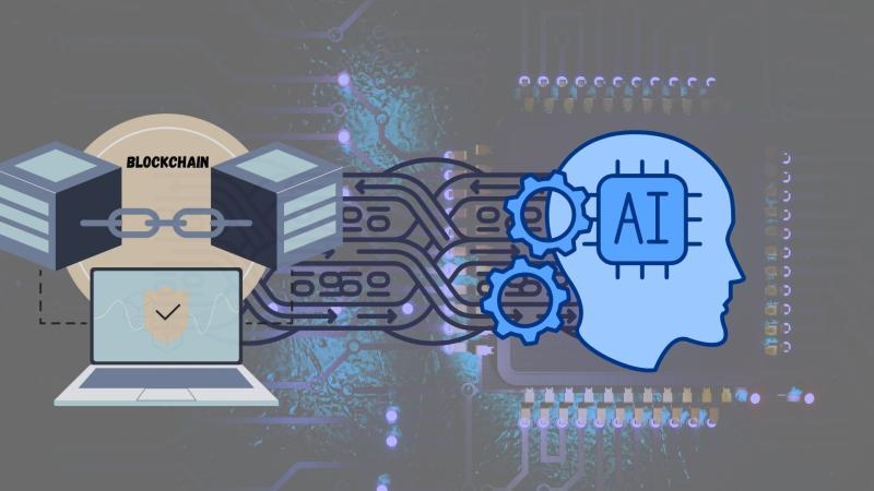 Graphical image of Block chain based AI training Graphical image of Block chain based AI training