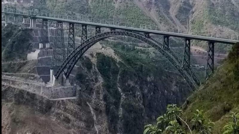 Chenab Bridge. Credit: Google user Fnp Post Chenab Bridge. Credit: Google user Fnp Post
