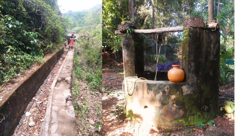 An unused Storm water drain and traditional community well. Credits: Dennis Joy An unused Storm water drain and traditional community well