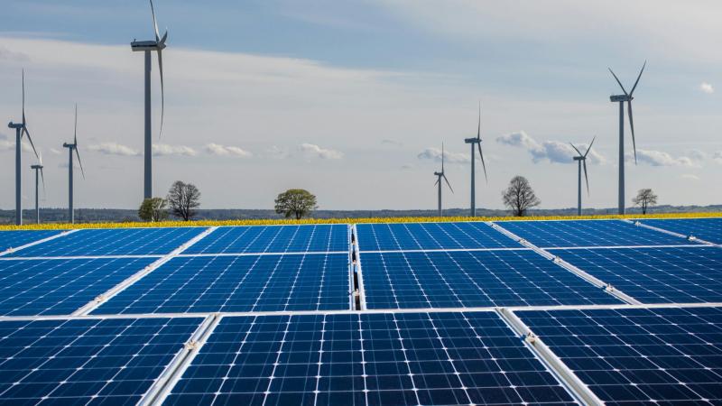 Representative image: Solar and Wind power Solar and Wind power