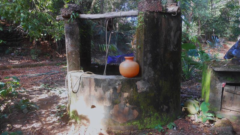 A traditional well for groundwater extraction A well