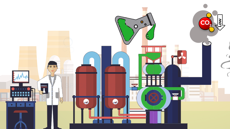 Image: ScientiFickly A ‘spongy’ liquid to clean up industrial carbon dioxide