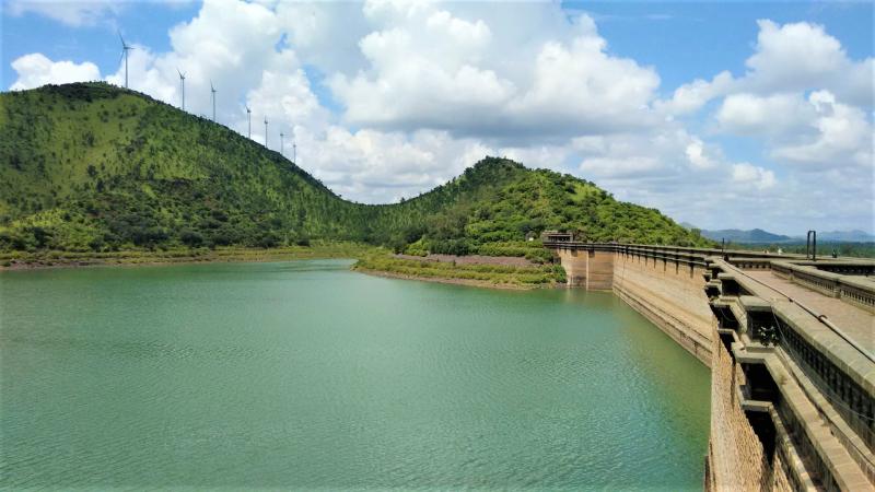 A dam in Karnataka. Dams are dividing the world’s fish habitats, and India is one of the most affected