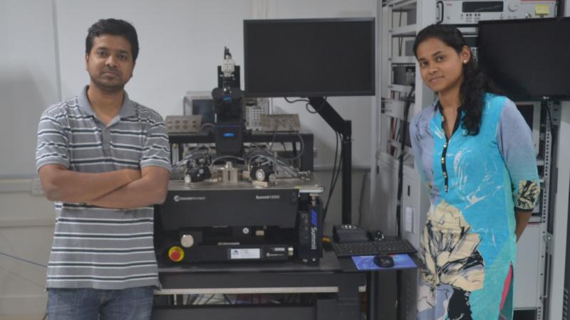 Photo: Dennis C J / Research Matters. From L-R : Mayank Shrivastava and Milova Paul Photo: Dennis C J / Research Matters. From L-R : Mayank Shrivastava and Milova Paul