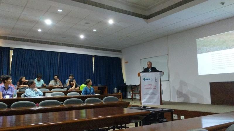 Prof Raghavendra Gadagkar of Indian Institute of Science and President of ISEB at the conference. Indian Society of Evolutionary Biologists organises its first conference on ‘Celebrating Ecology and Evolution in India’
