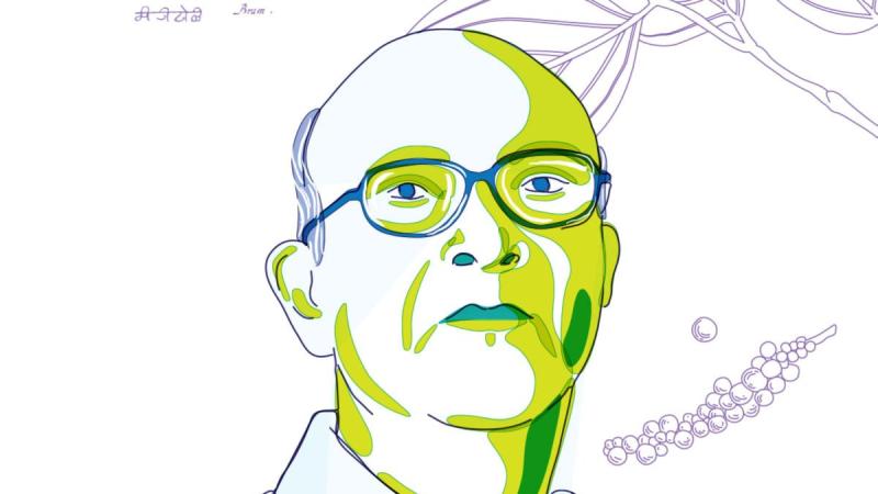 Prof K S Manilal is one of the recipients of the Padma award for 2020. Illustration by Hanno. Credits: DBT, Govt of India. Prof K S Manilal among the Padma awardees of 2020 under Science and Engineering