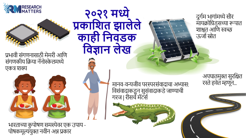 २०२१ मध्ये प्रकाशित झालेले काही निवडक विज्ञान लेख २०२१ मध्ये प्रकाशित झालेले काही निवडक विज्ञान लेख