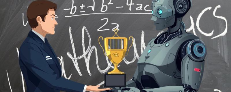 Representative image Robot recieving a prize from human